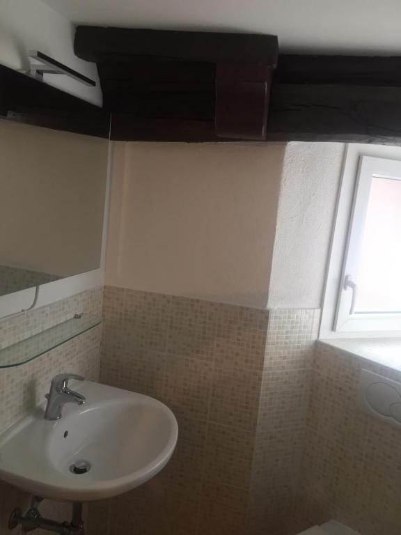 Koupelna v ubytování Albergo Ristorante Belcantone