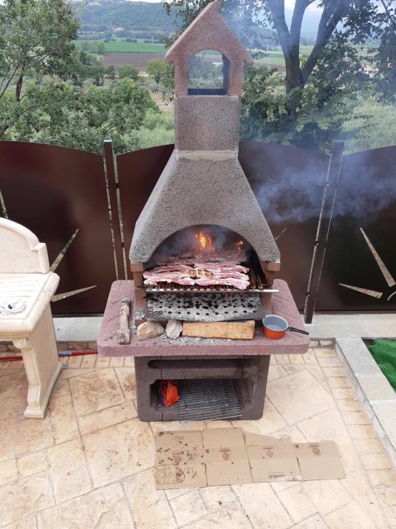 Gril pre hostí v ubytovaní bed & breakfast