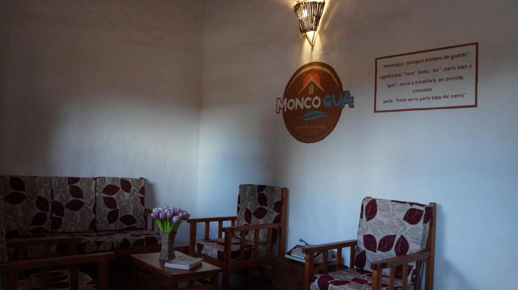 Zona d'estar a MONCOGUA Casa de Hospedaje