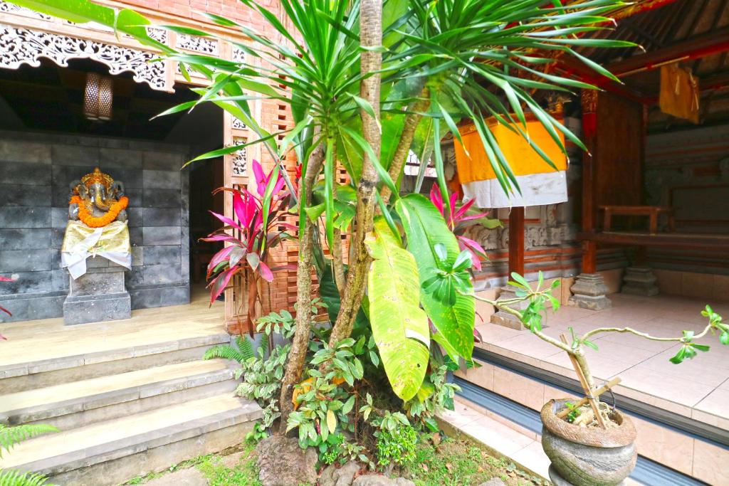 Zahrada ubytování New Ubud Hostel