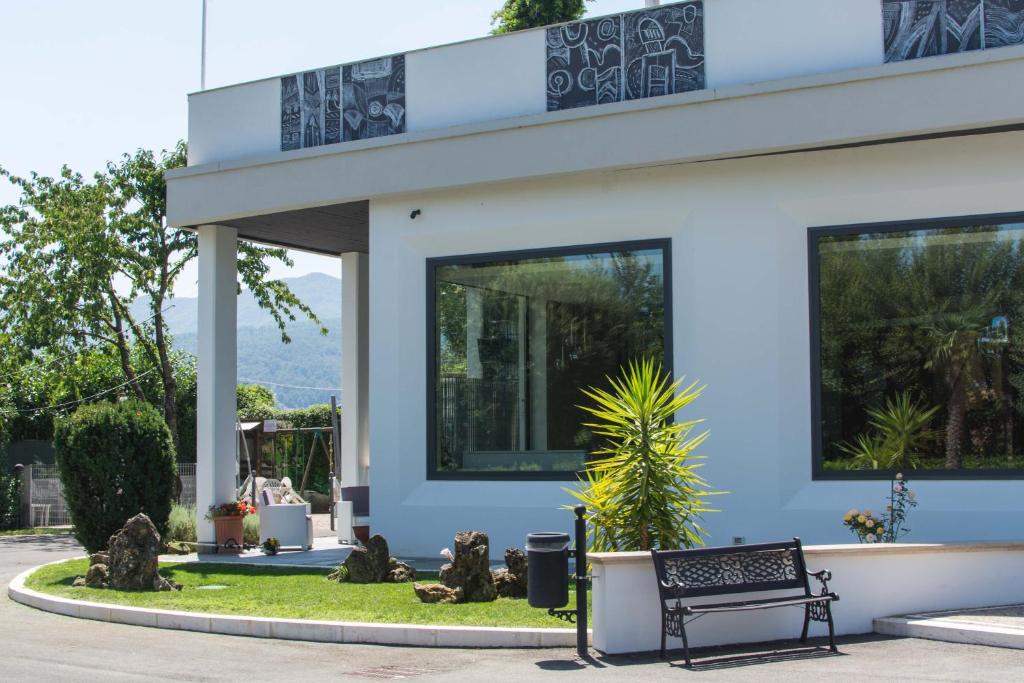 Zahrada ubytování Hotel degli Amici