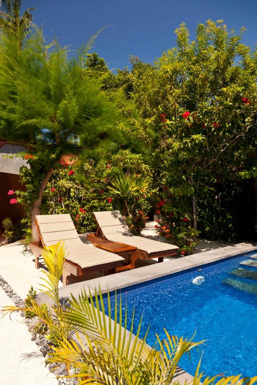 Bazén v ubytování Taman Senang - Private Pool Villas - Gili Air nebo v jeho okolí