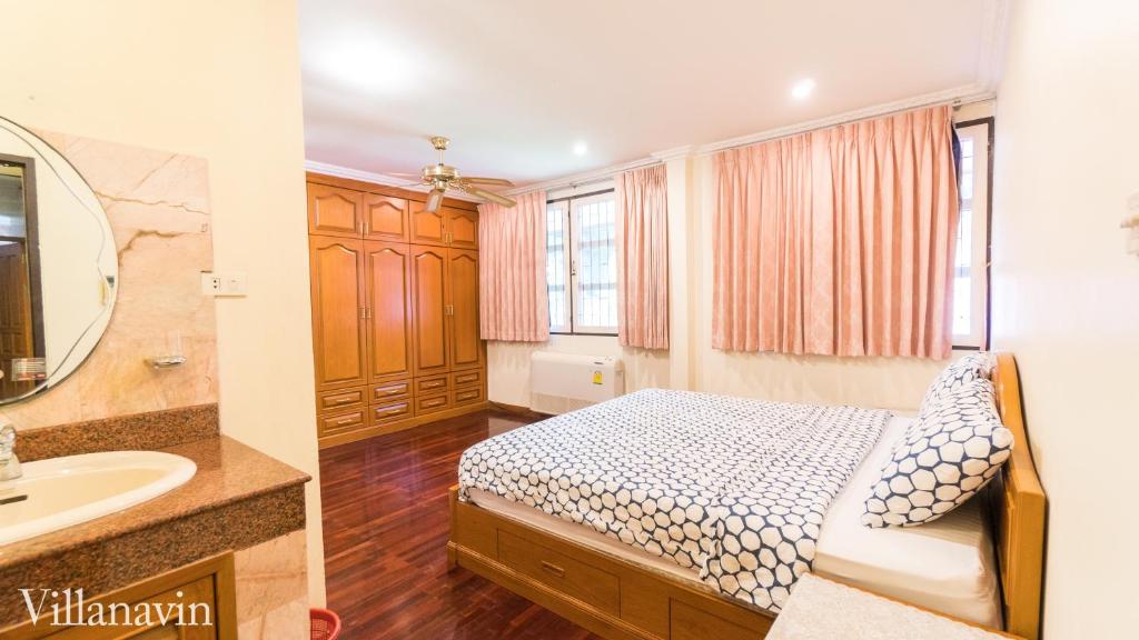 Postel nebo postele na pokoji v ubytování Villa Navin Premiere Pool Villa