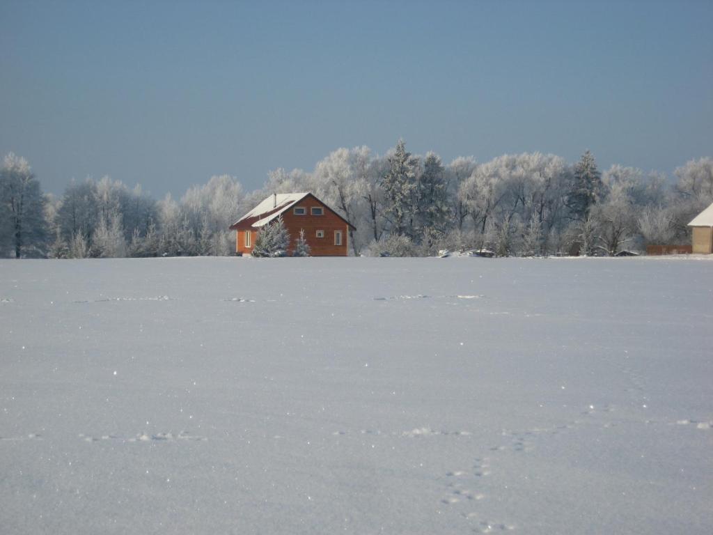 Domki nad Jeziorem v zimě