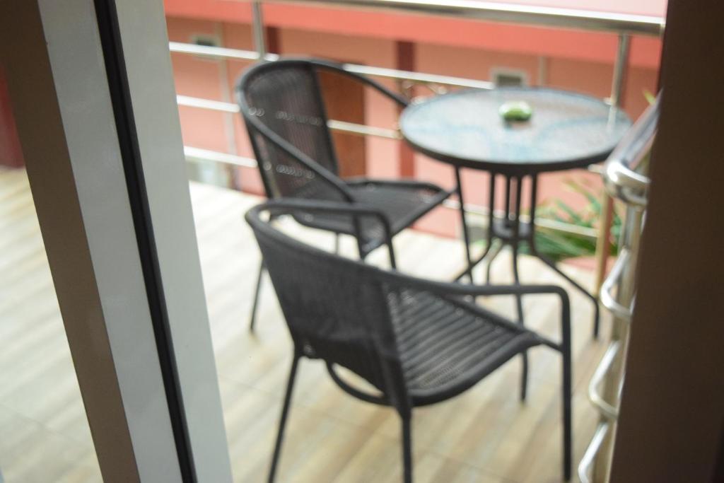 Balkón nebo terasa v ubytování Tamarind Lanta Resort