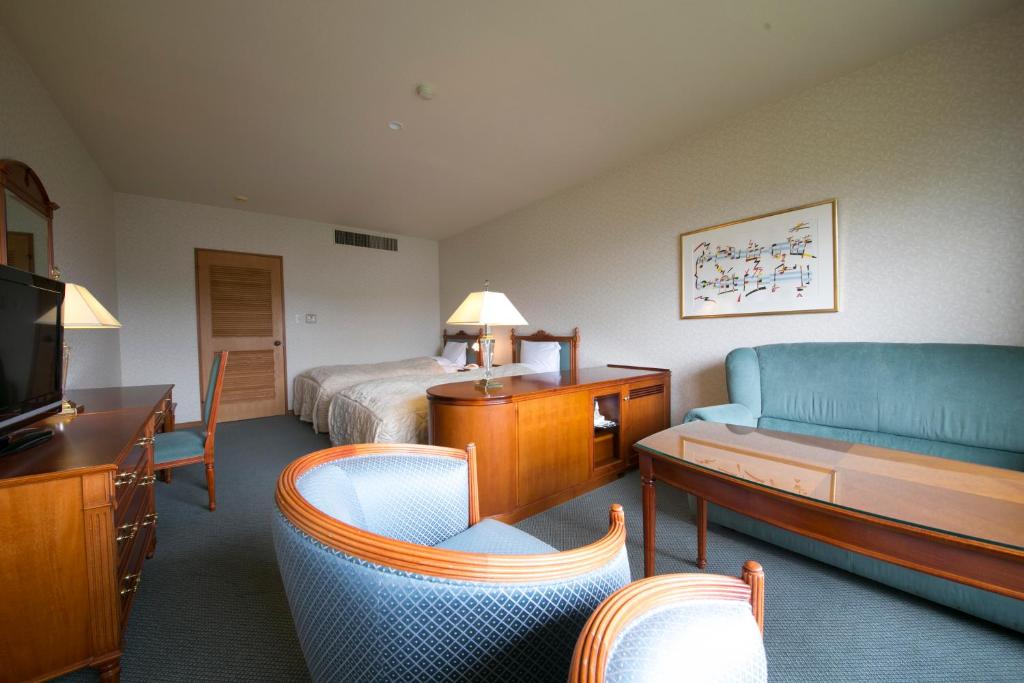 Posezení v ubytování Sky Park Hotel