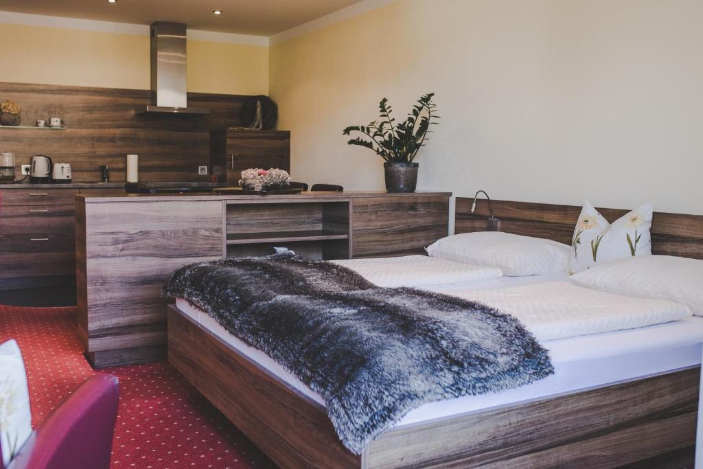 Posteľ alebo postele v izbe v ubytovaní Appartement Sport Girbl