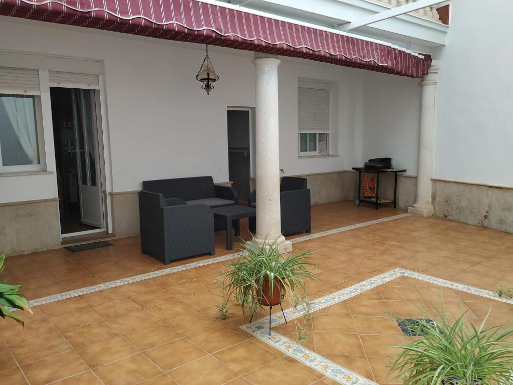 Patio nebo venkovní prostory v ubytování Casa Hormazas