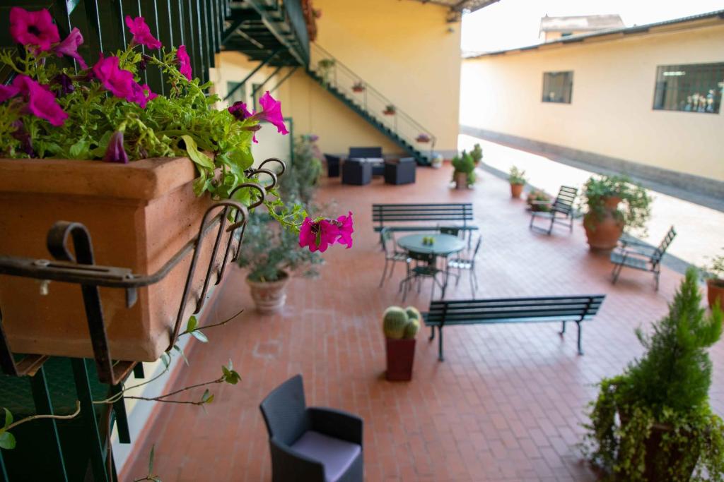 Balkon lub taras w obiekcie Al Frantoio Maddii Levane bed and breakfast