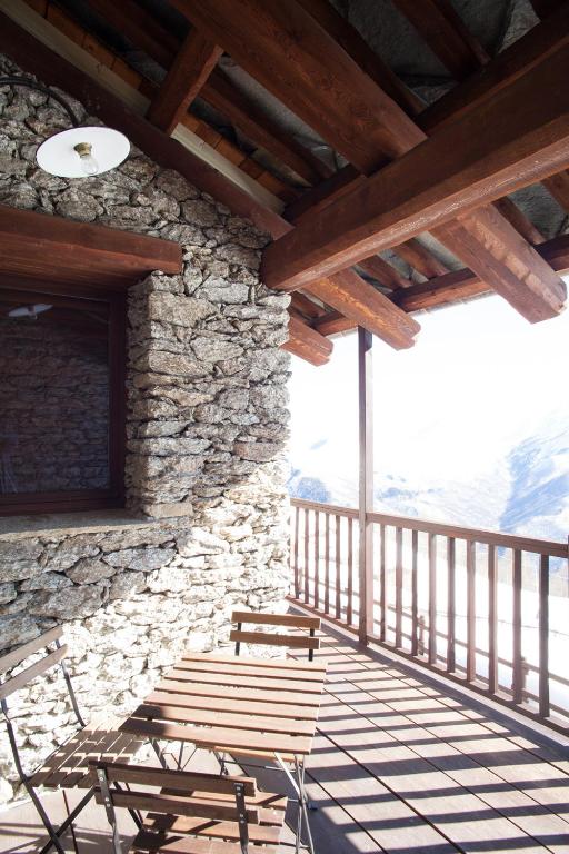 Balkón nebo terasa v ubytování Agriturismo A Nostro Mizoun