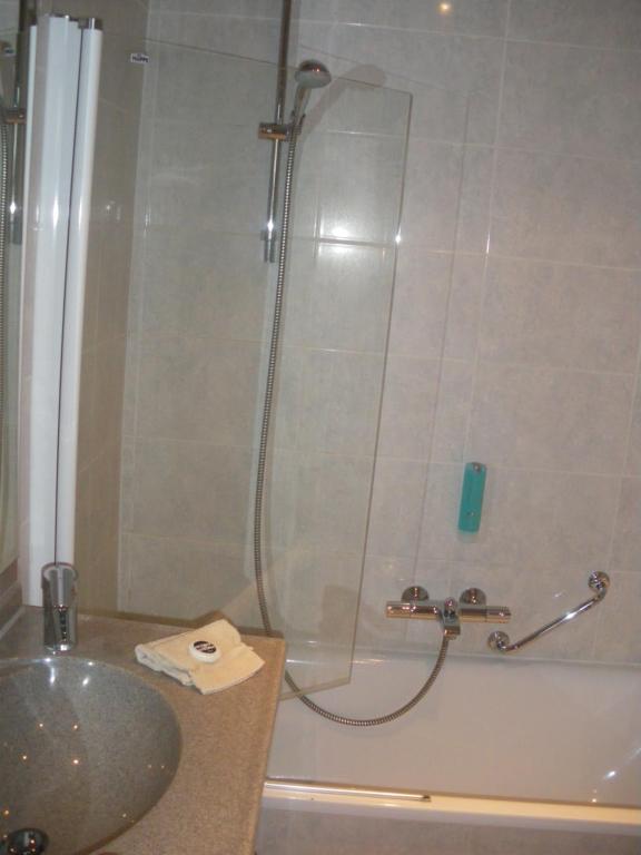 Koupelna v ubytování Hotel Amaryllis