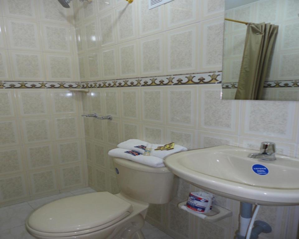 Koupelna v ubytování Hotel Casa Sabelle