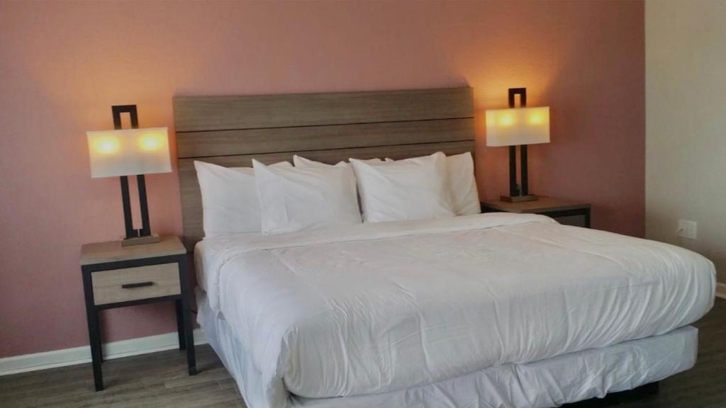 Postel nebo postele na pokoji v ubytování Econo Lodge Inn & Suites