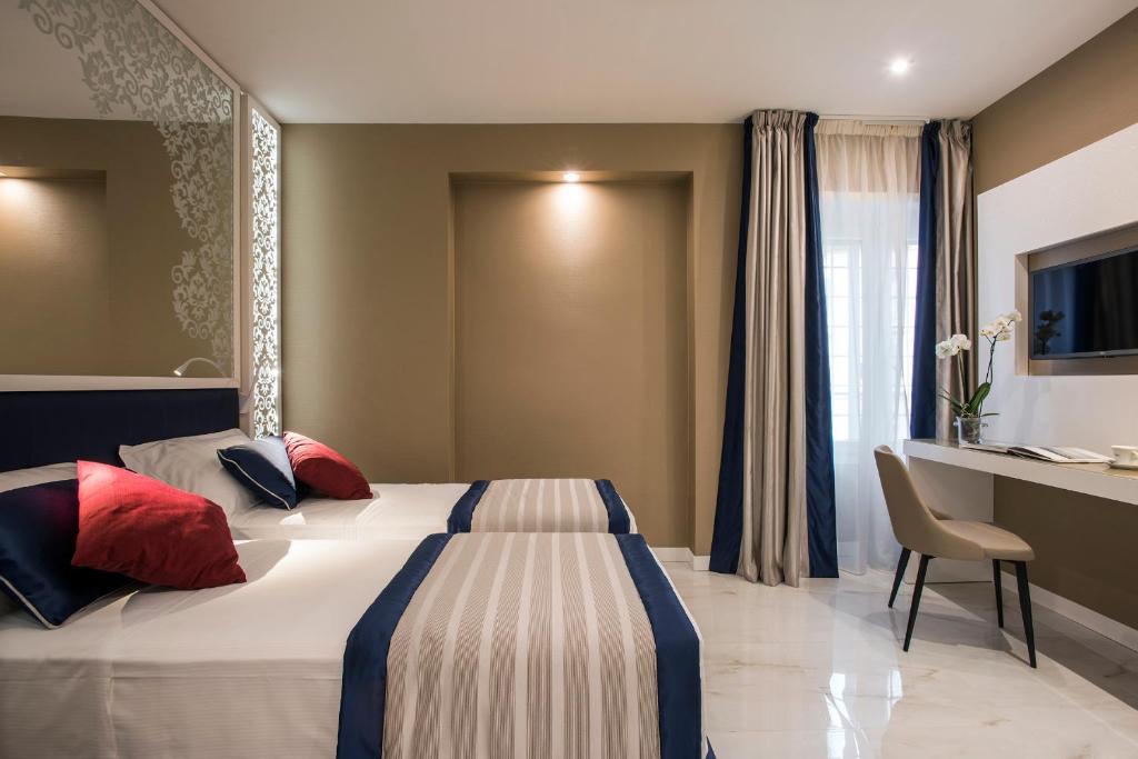 Posteľ alebo postele v izbe v ubytovaní Residenza Venti Settembre
