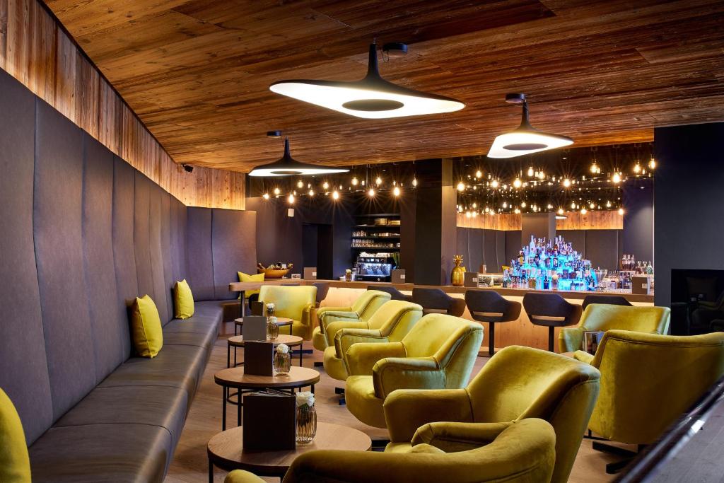 Posezení v ubytování Amonti Wellnessresort