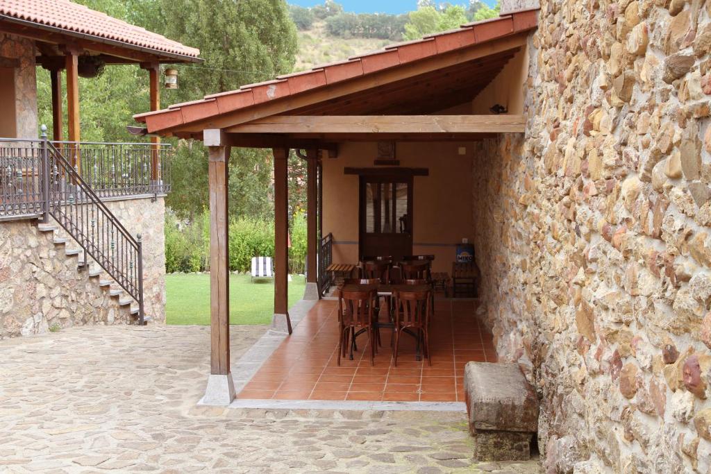 Balkón nebo terasa v ubytování Hotel Rural Valle del Tuejar