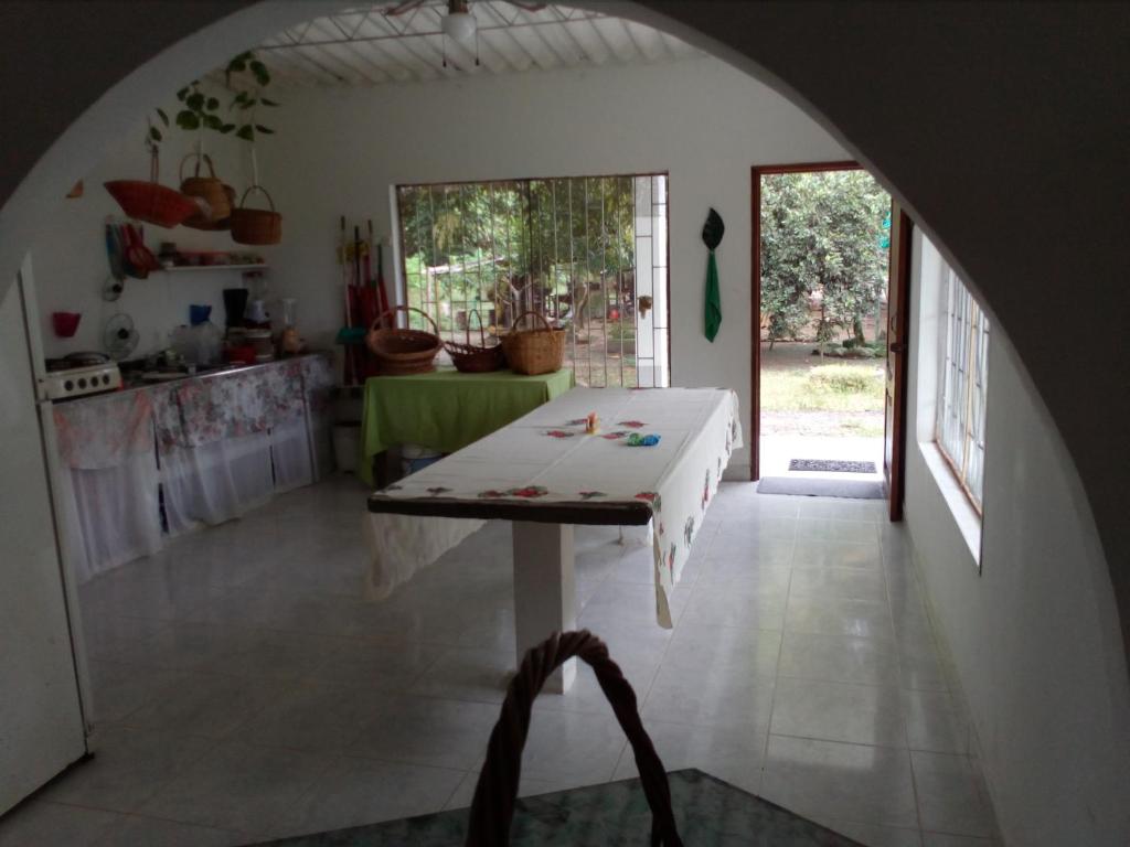 Kuchyň nebo kuchyňský kout v ubytování Finca la Miradita