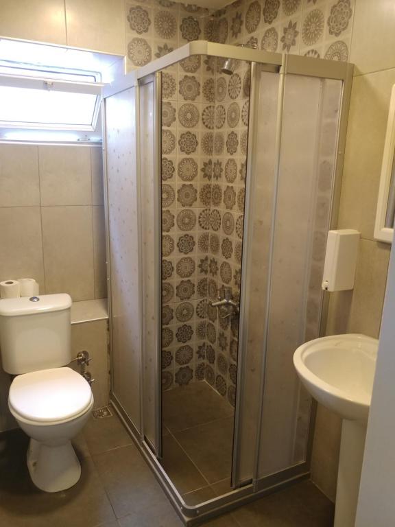 Koupelna v ubytování Antique Hostel