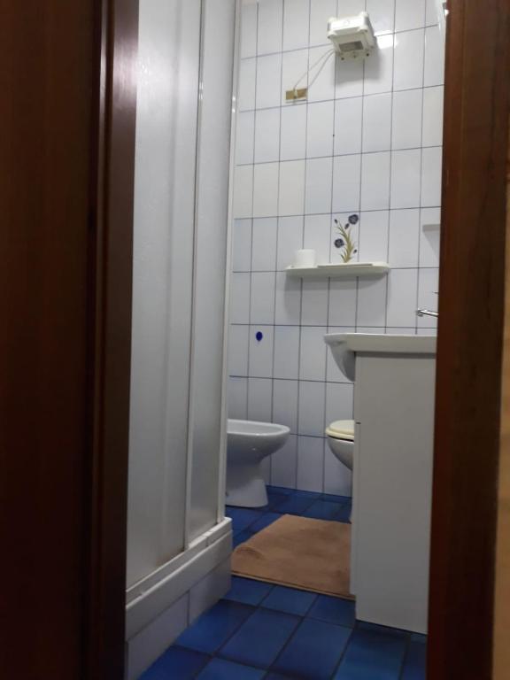 Koupelna v ubytování Giangurgolo B&B