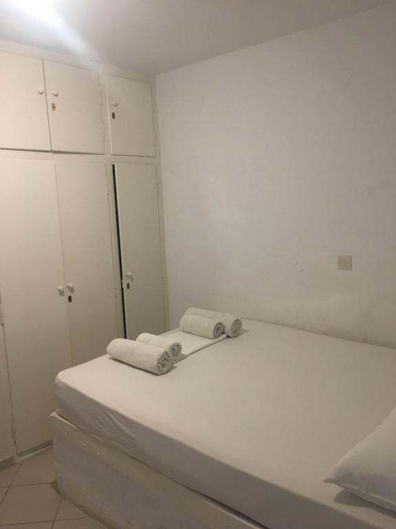 Voodi või voodid majutusasutuse Santorini Grace Villa No2 toas