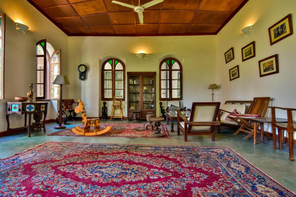 Posezení v ubytování Hiliki House