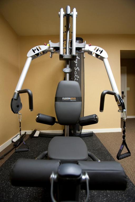 Fitness centrum a/nebo fitness zařízení v ubytování Celilo Inn