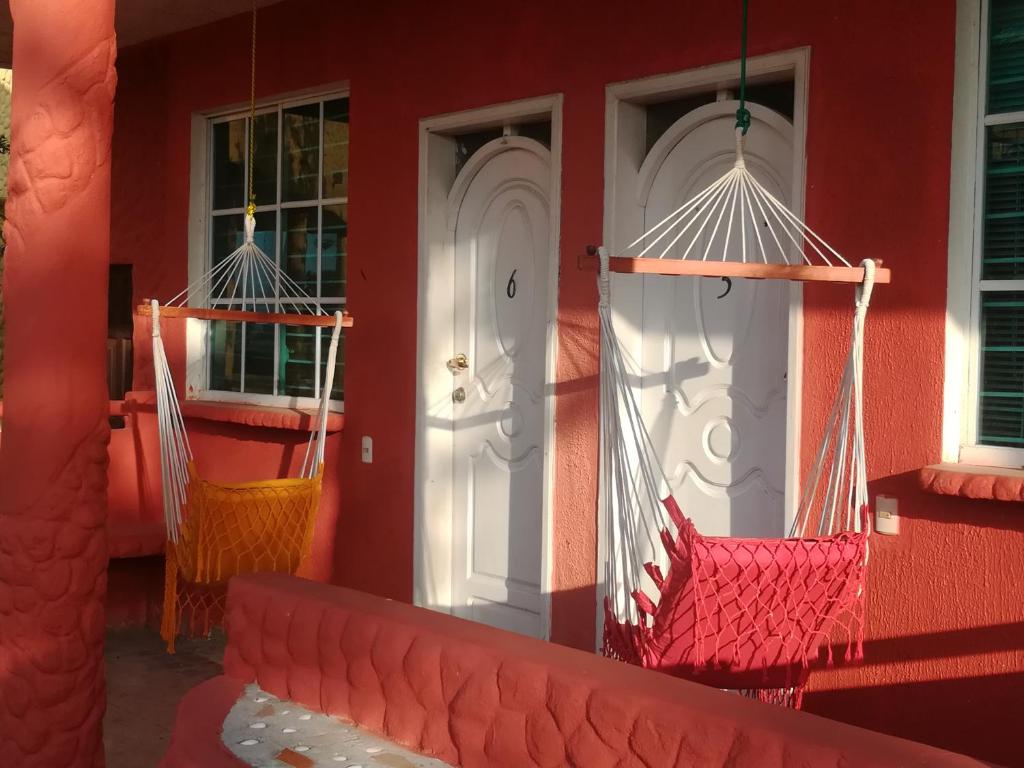 Posezení v ubytování Hosteria Mar de Plata