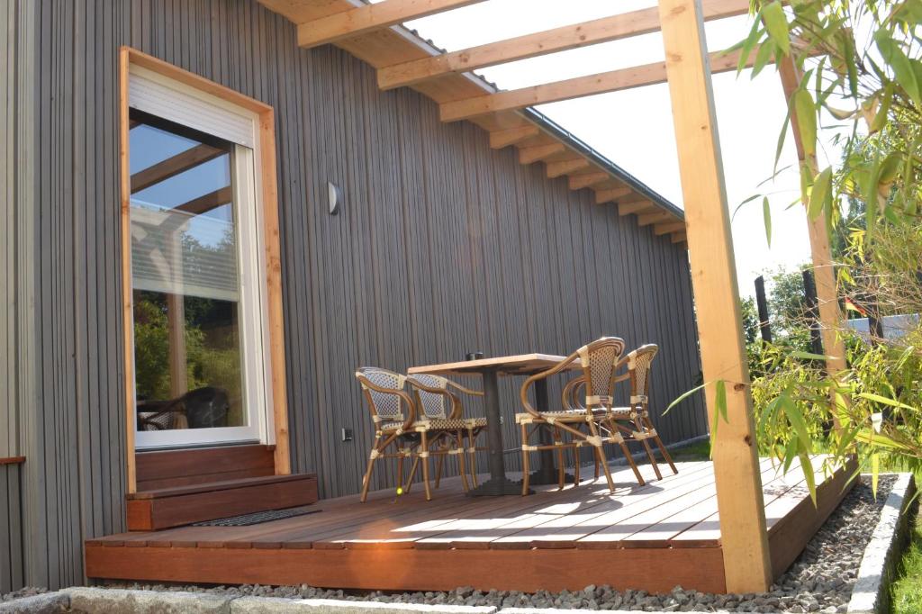 Patio nebo venkovní prostory v ubytování Ferienparadies Mühlenbach