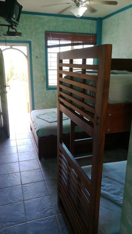 Postel nebo postele na pokoji v ubytování Hosteria Mar de Plata