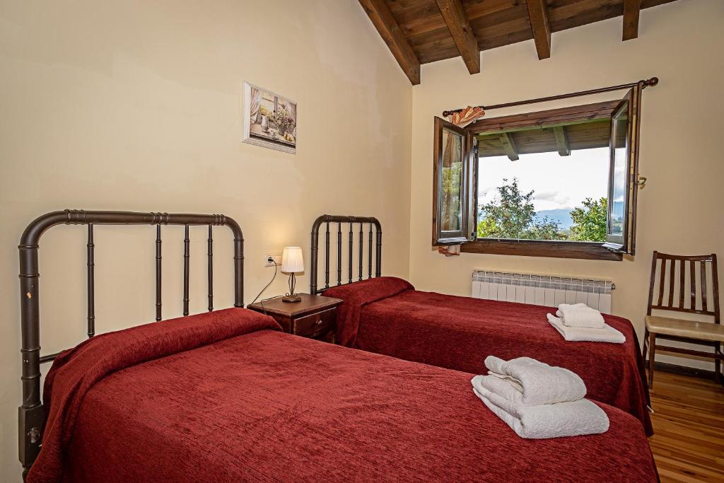 Postel nebo postele na pokoji v ubytování Torre Gelbert