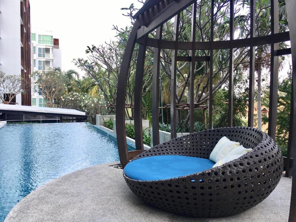 Bazén v ubytování Mida de Sea Residence Hua Hin nebo v jeho okolí