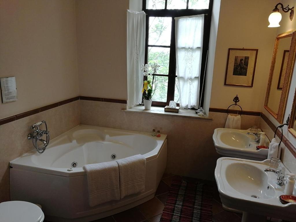 Kúpeľňa v ubytovaní B&B Castello di Camerletto