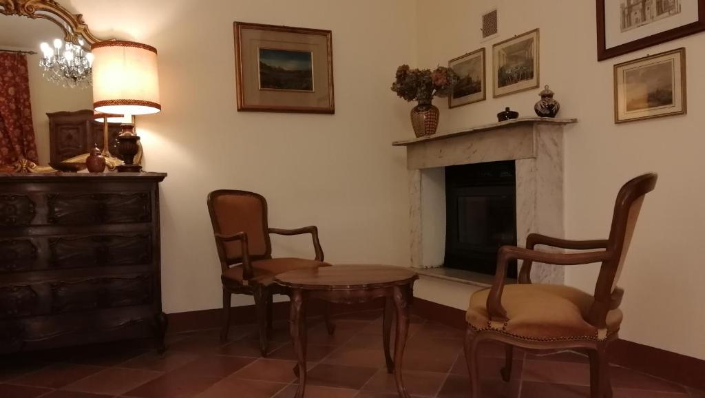 Posedenie v ubytovaní B&B Castello di Camerletto