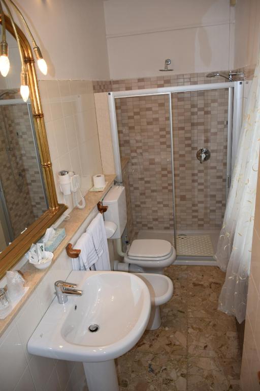 Koupelna v ubytování Park Hotel Elefante