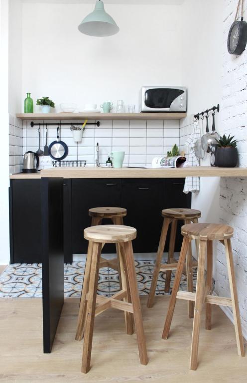 Kuchnia lub aneks kuchenny w obiekcie Studio apartman Trešnjevka