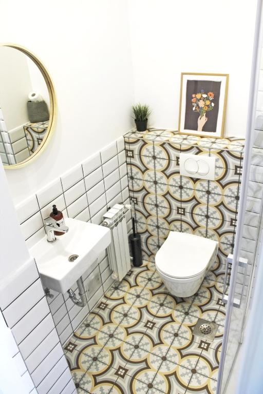 Łazienka w obiekcie Studio apartman Trešnjevka