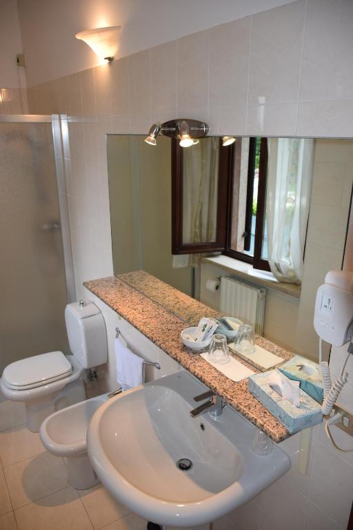 Koupelna v ubytování Park Hotel Elefante