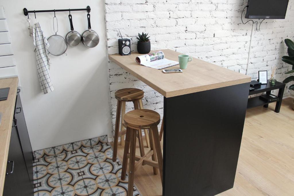 Kuchnia lub aneks kuchenny w obiekcie Studio apartman Trešnjevka