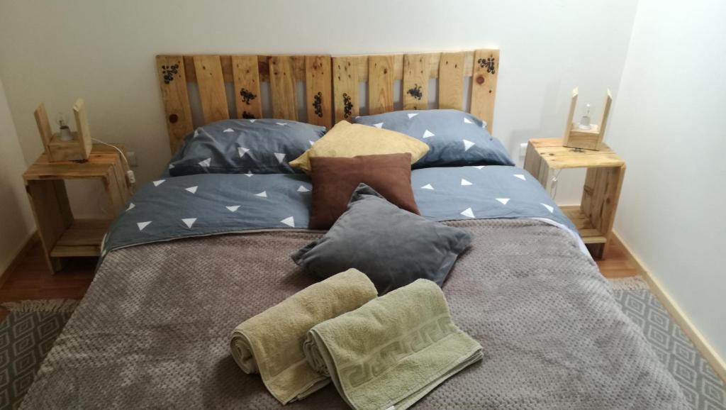 Postelja oz. postelje v sobi nastanitve Hostal Mi Paz