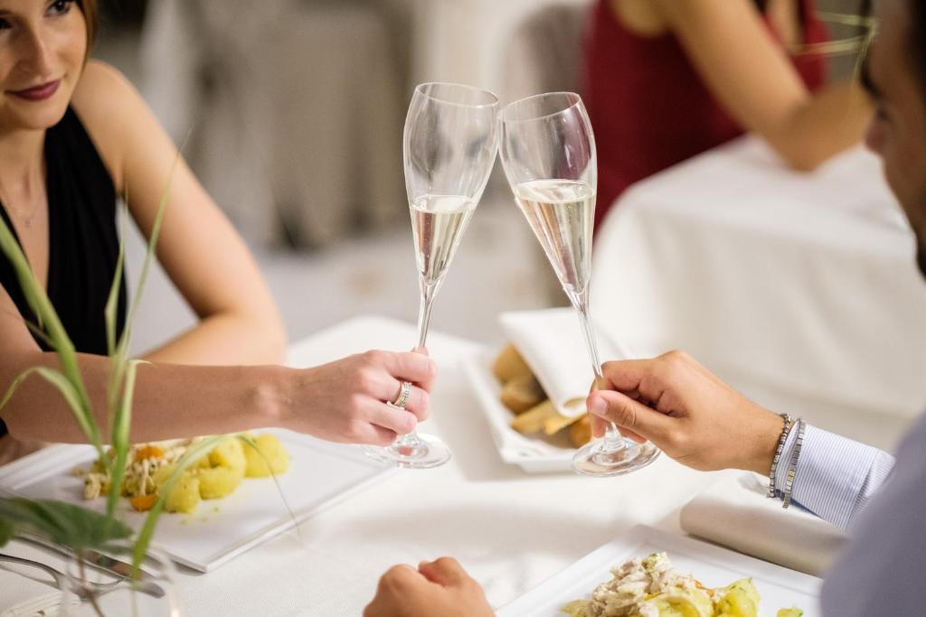 Nápoje v ubytování Wine Hotel San Giacomo Activity & Wellness