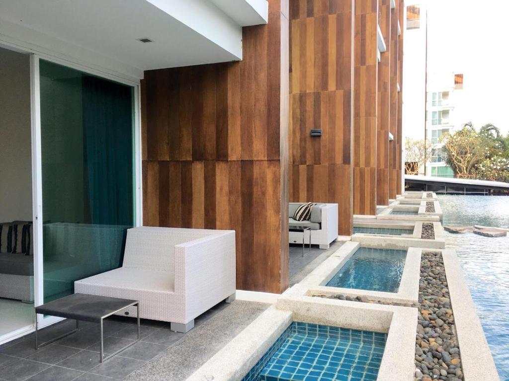 Posezení v ubytování Mida de Sea Residence Hua Hin