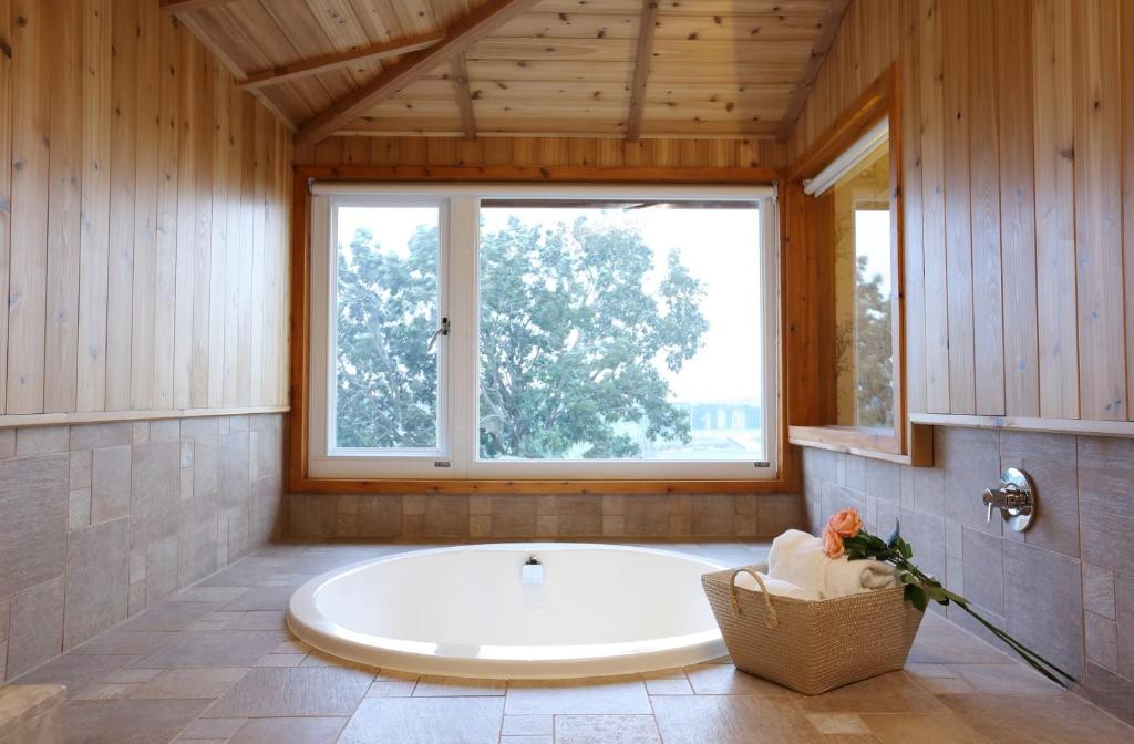 Koupelna v ubytování Country Story B&B