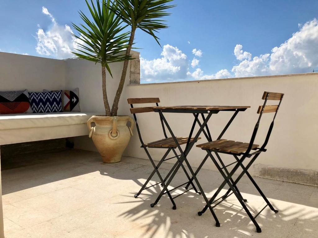 Balkón nebo terasa v ubytování Casa Scianna Noto