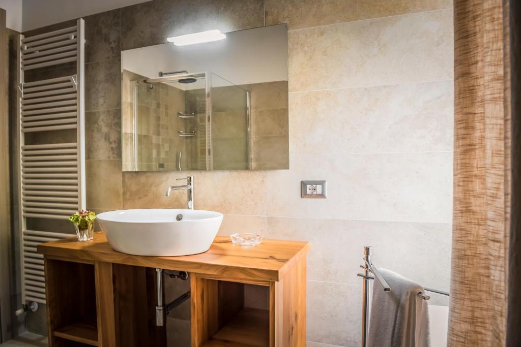 Koupelna v ubytování Casa Miramonti