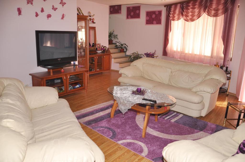 Posezení v ubytování Guest rooms Sveti Nikola