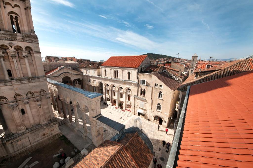 Výhľad na mesto Split alebo výhľad na mesto priamo z apartmánu