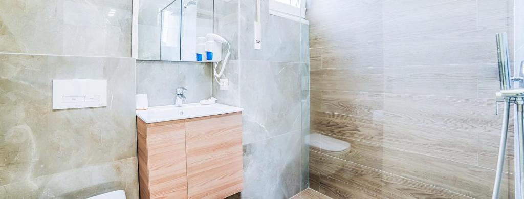 Koupelna v ubytování Hotel Adriatik 2