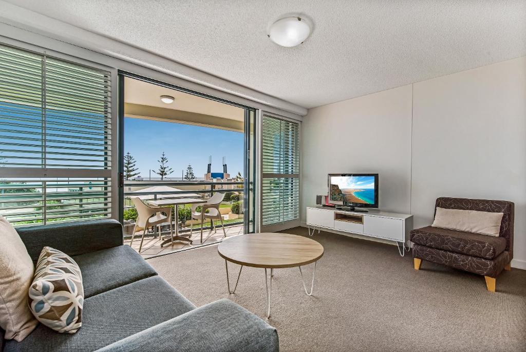 TV o dispositivi per l'intrattenimento presso Mantra Mooloolaba Beach