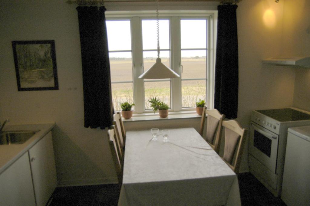 Kuchyň nebo kuchyňský kout v ubytování Henne Strand Ferie Accommodation