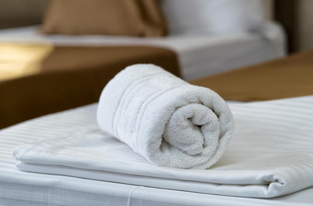 Postel nebo postele na pokoji v ubytování Hotel Fobra